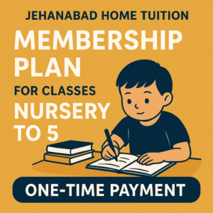 Membership Plan for Home Tutors Class - Nursery to 5 (One Time)